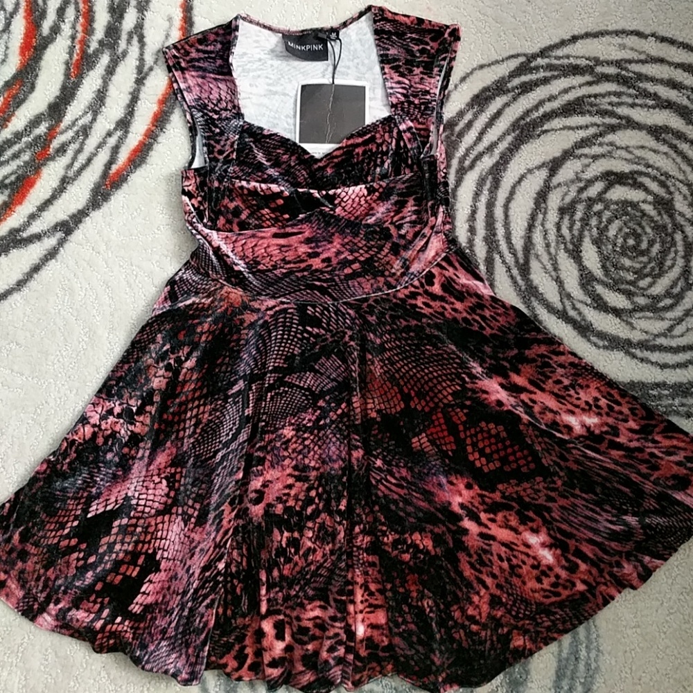 Minkpink Velvet dress